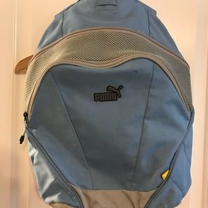 Puma light blue backpack